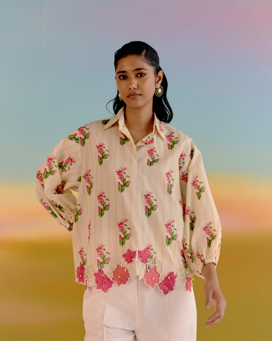 YELLOW ROSE SHIRT