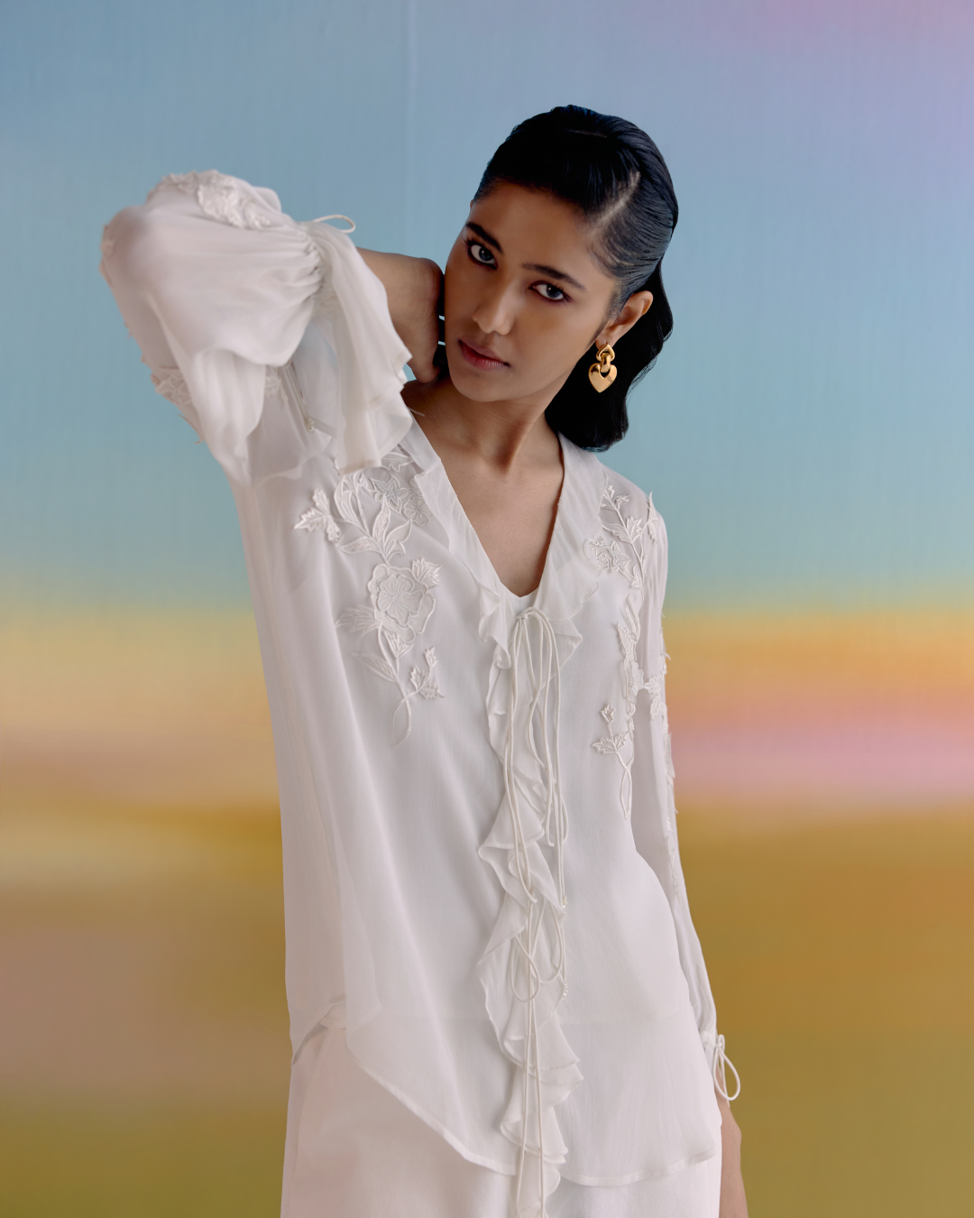 WHITE LILY SHIRT