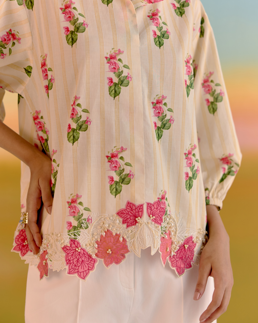 YELLOW ROSE SHIRT