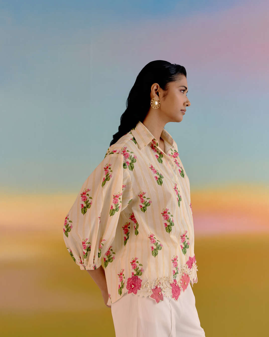 YELLOW ROSE SHIRT