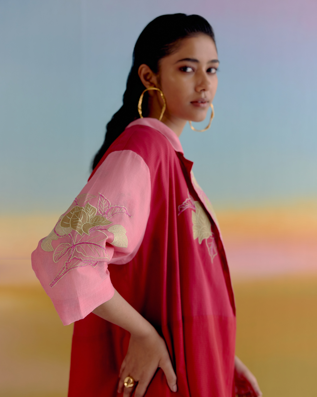 floral muse cotton jacket