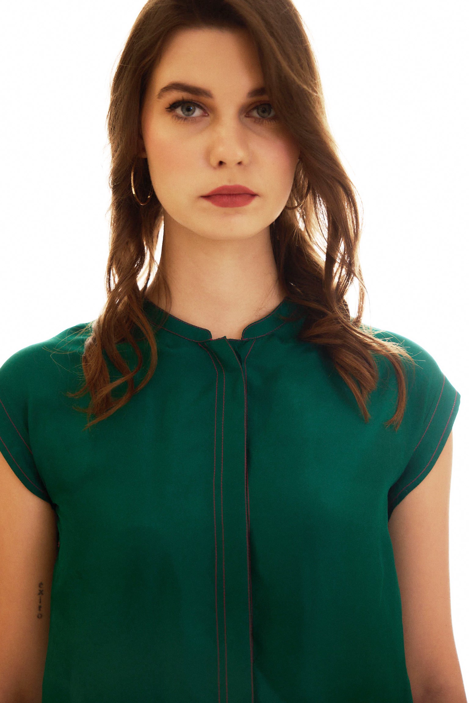 Emerald Green Visionary Skirt Set