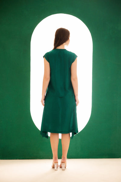 Emerald green visionary skirt