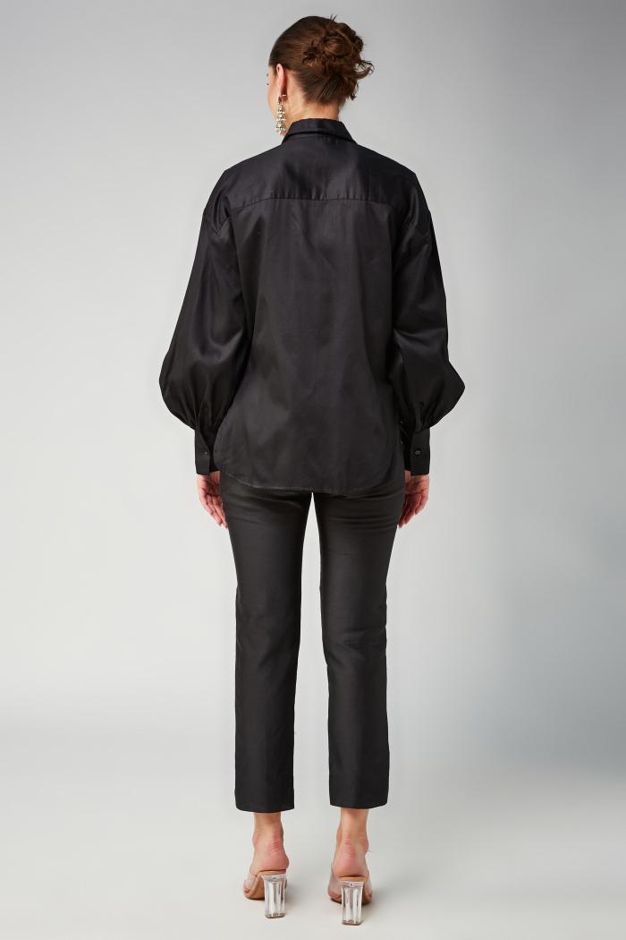 Blue Poppy Oversized Shirt