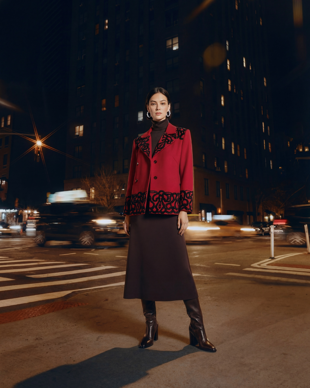 EMILY RED WOOL JACKET