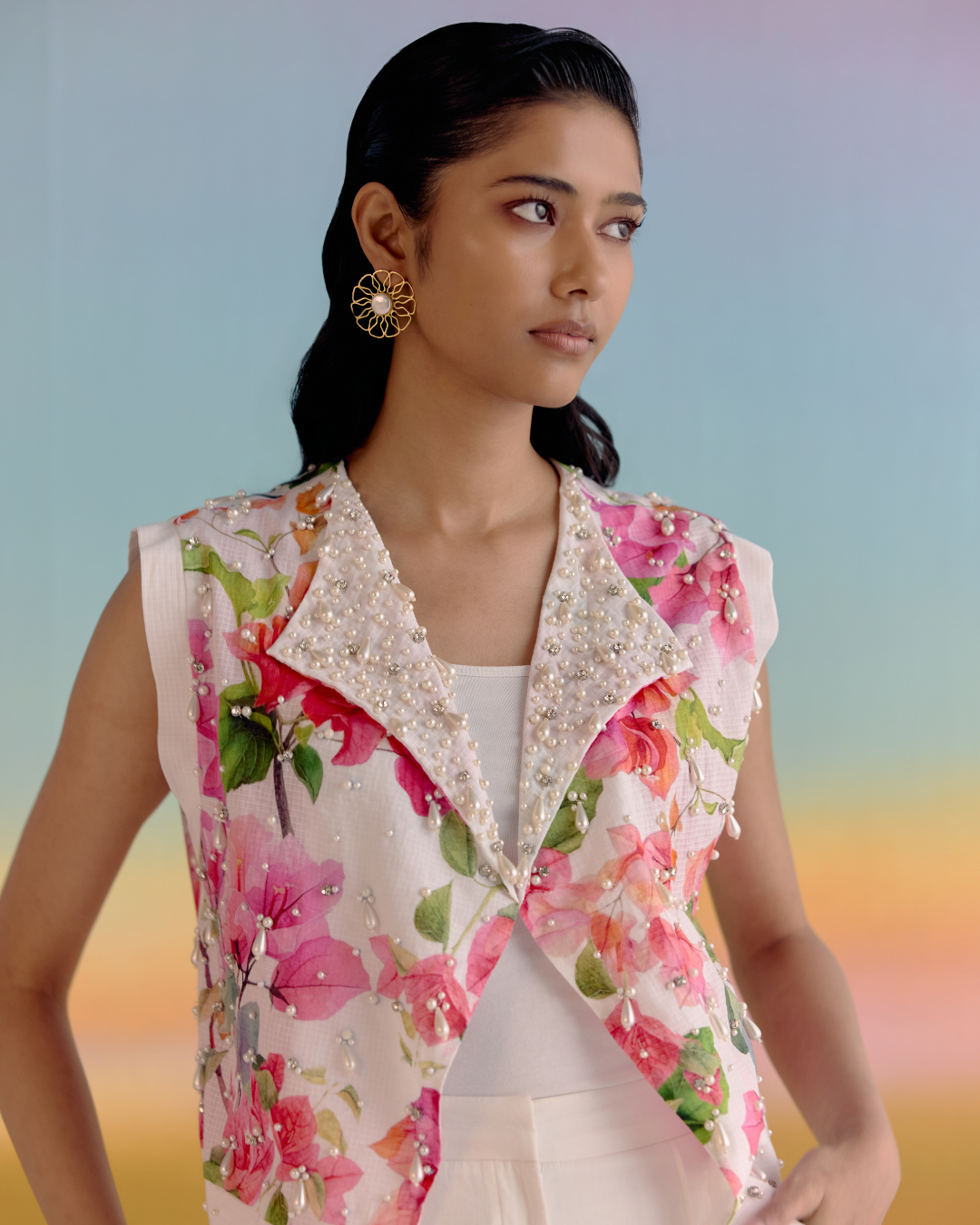 Bougainvillea BAHAR WAISTCOAT