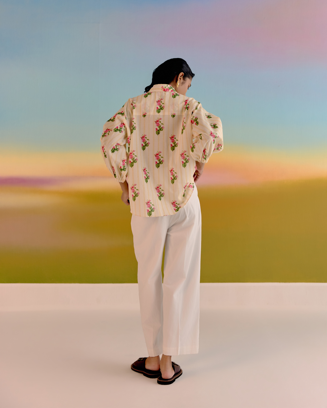 YELLOW ROSE  SHIRT
