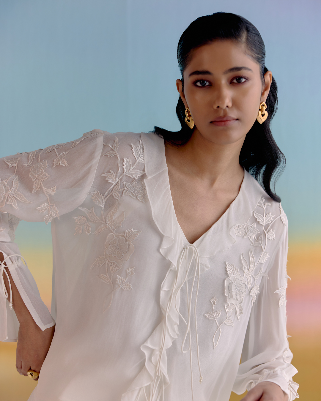 WHITE LILY SHIRT