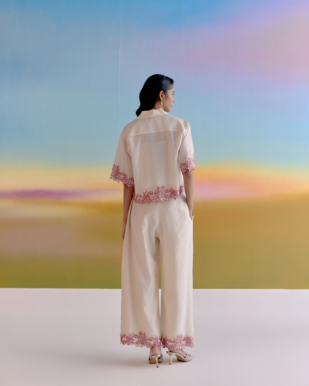 FLORENCE EMBROIDERED CO-ORD SET