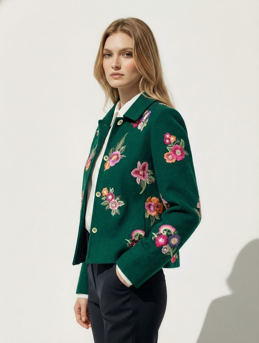 BLOOMFALL WOOLEN JACKET