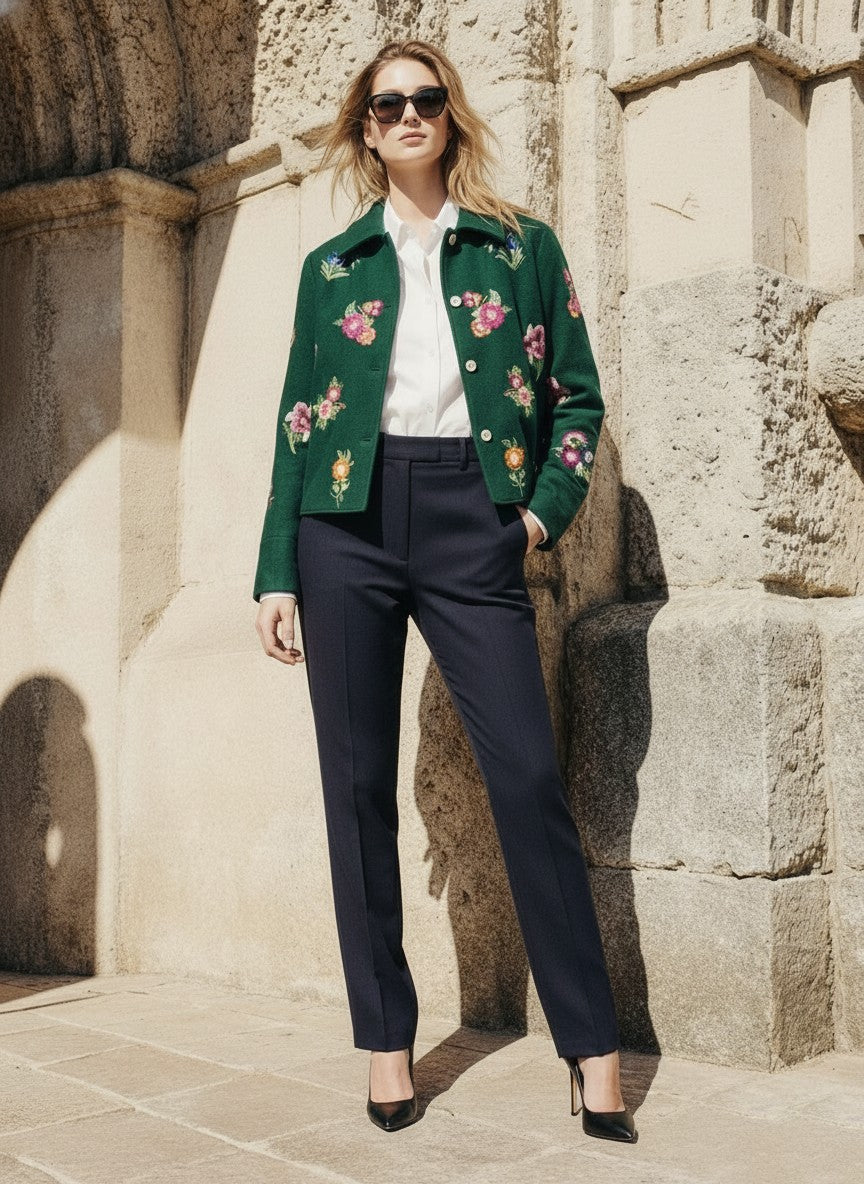 BLOOMFALL WOOLEN JACKET