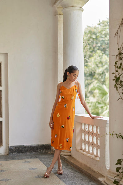 Orange Sunshine Straight Dress