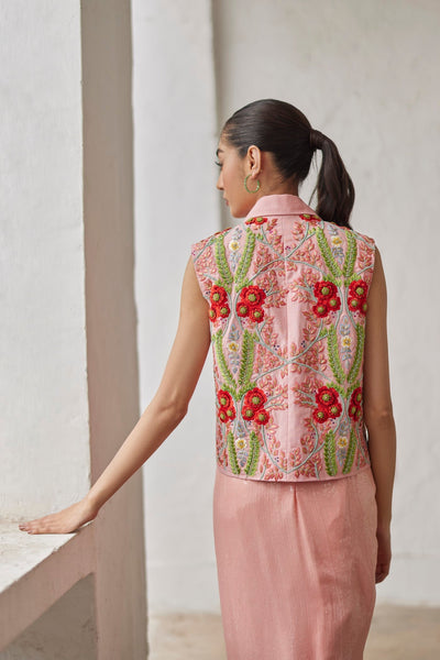 Peach Garden Waistcoat