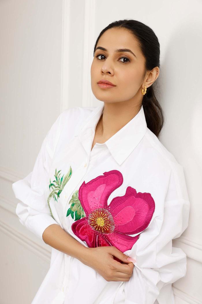 Pink Poppy Oversized Shirt