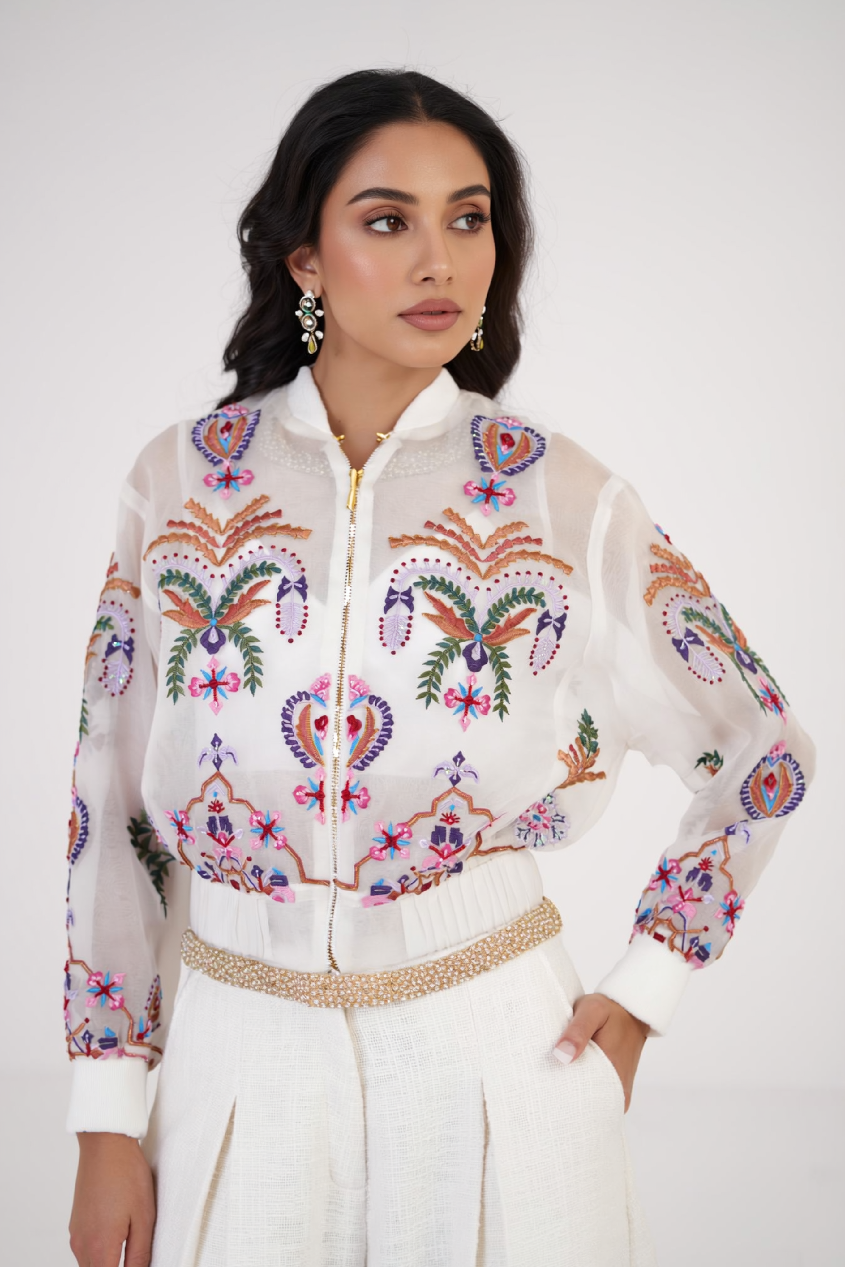 Artisan bomber jacket