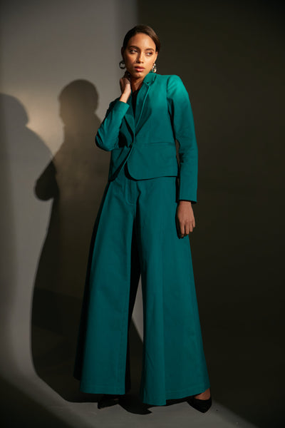 Jade blazer and Pallazo Pants